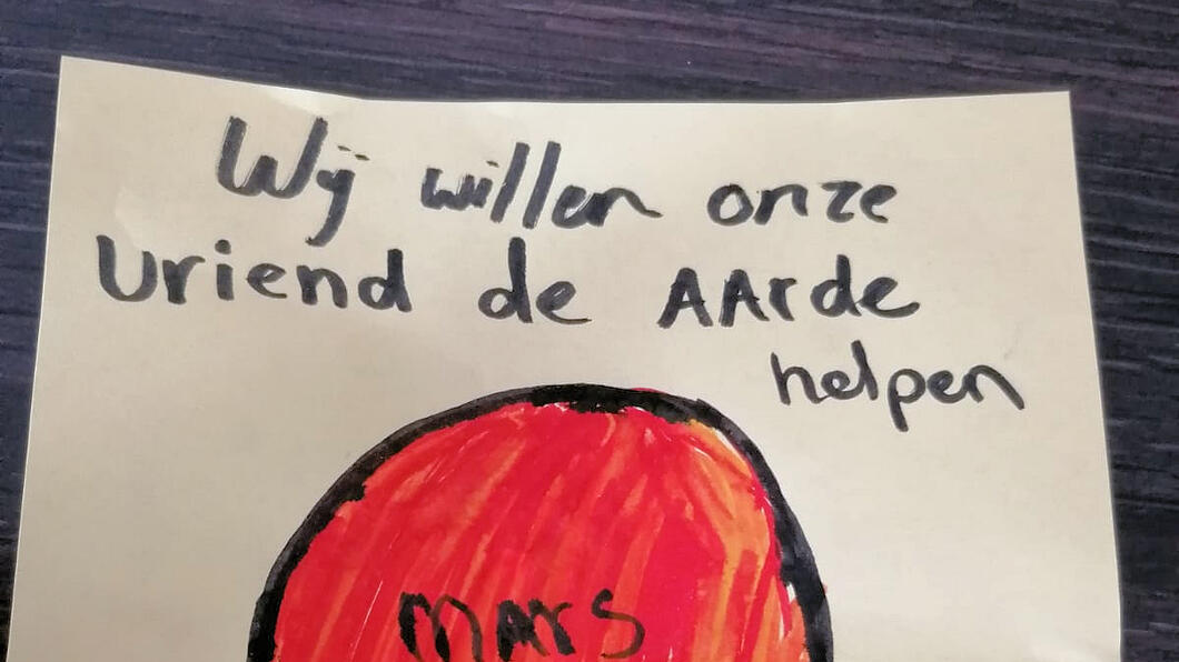 Wij willen onze vriend de aarde helpen